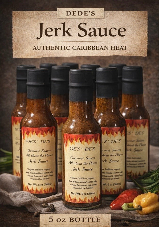 De De's Gourmet Jerk Sauce
